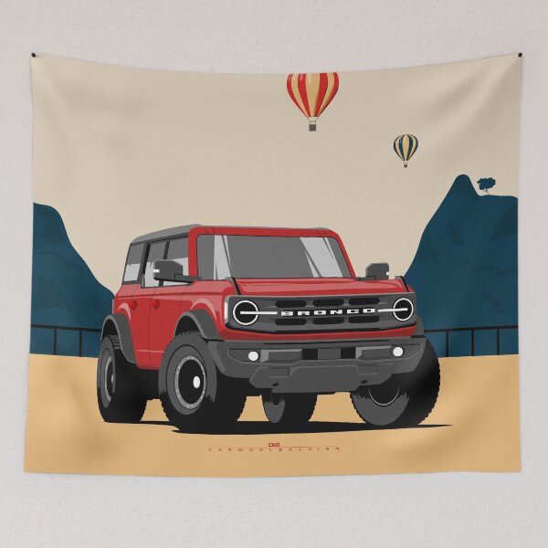 Item preview, Bronco 2021 Red designed and sold by Keyur44.
