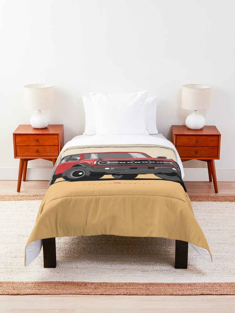 Alternate view of Bronco 2021 Red Comforter