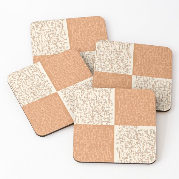Item preview, Modern earthy tones art - Pop block designed and sold by TheOpulent.