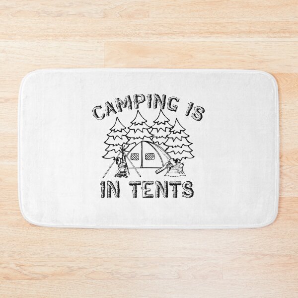 Item preview, CAMPING IS IN TENTS. FOREST, SUN, TENT, AXE, FIREWOOD, FOOD designed and sold by DA-BRAND-DESIGN.