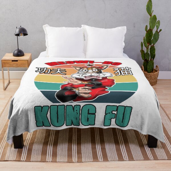 Item preview, Kungfu Cat Funny Kung fu Fighting Cat designed and sold by Status71.