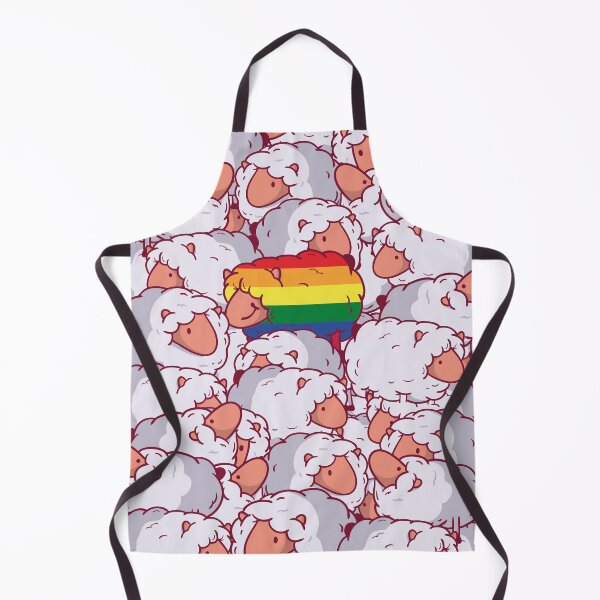 Item preview, I am Baa-eautiful - Pride rainbow LGBTQ+ designed and sold by PosterpartyCo.