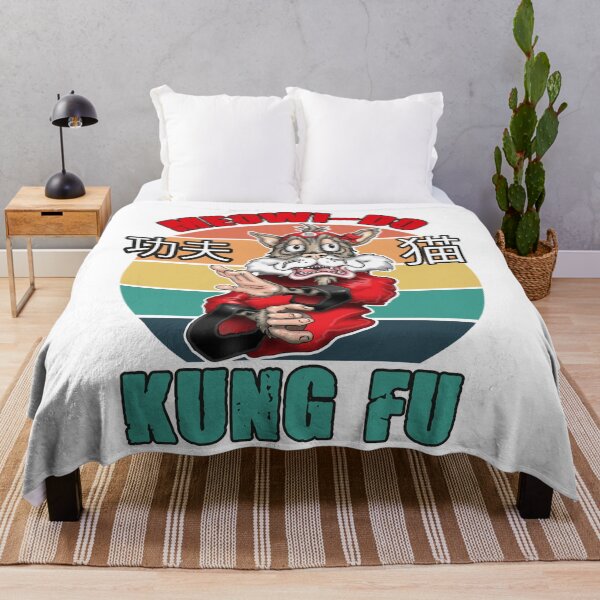 Item preview, Kungfu Cat Funny Kung fu Fighting Cat designed and sold by Status71.