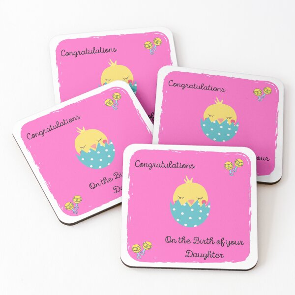 Item preview, Congrats - Birth of a Daughter designed and sold by CoyoteGifts.