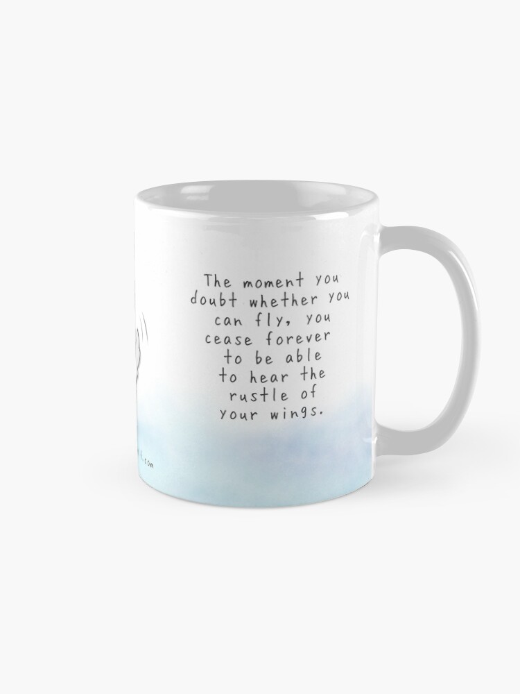 Alternate view of The Rustle of Your Wings Coffee Mug