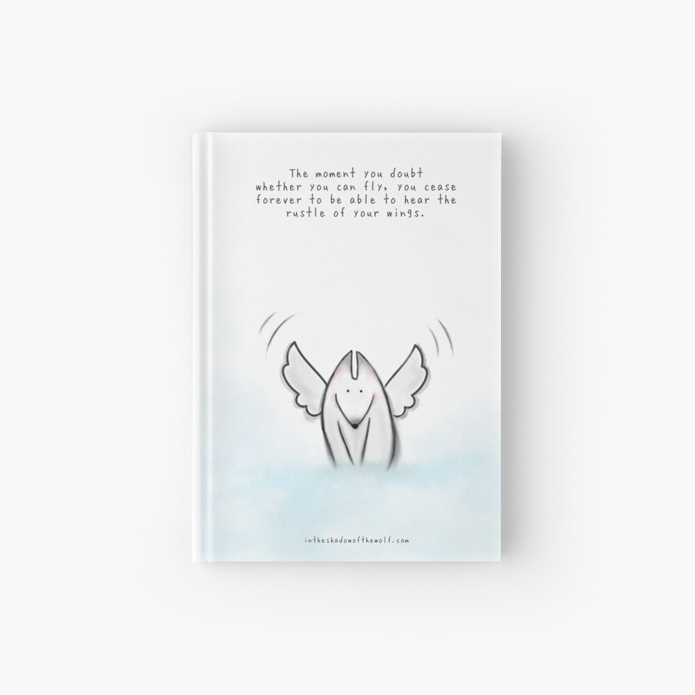 The Rustle of Your Wings  Hardcover Journal