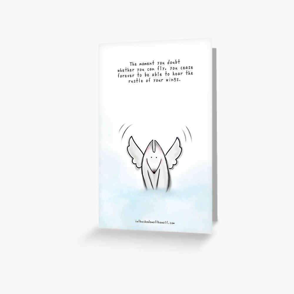 The Rustle of Your Wings Greeting Card