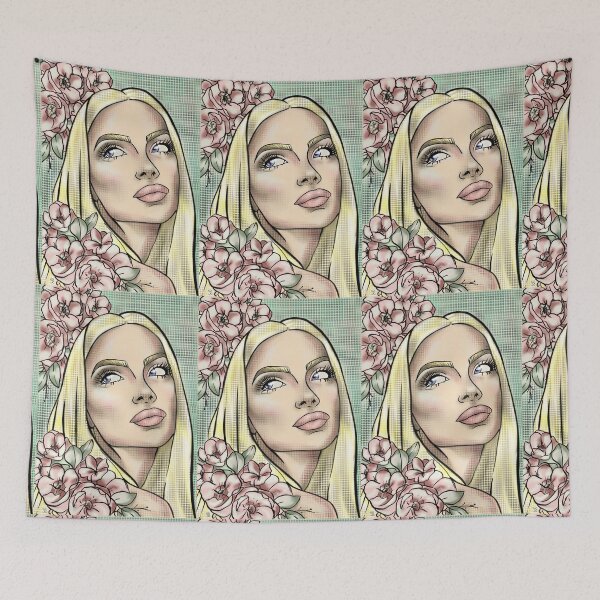 Item preview, Pastel pop art portrait  designed and sold by AlexisNox.