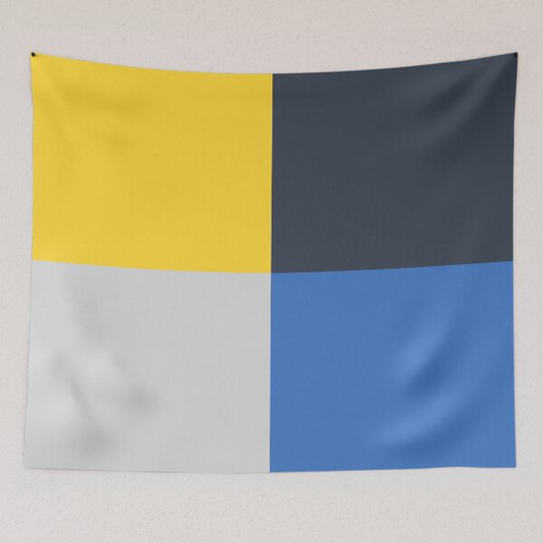 Item preview, Modern four colors squares designed and sold by Dinashop.