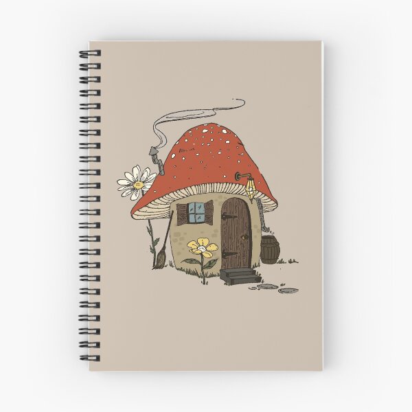 Item preview, Red Mushroom House in Cottagecore Aesthetic: Vintage Grunge Fairycore Mycology, Magic Psychedelic Witchcraft Home in the Woods, Forest Themed Goblincore Hippie  designed and sold by MinistryOfFrogs.