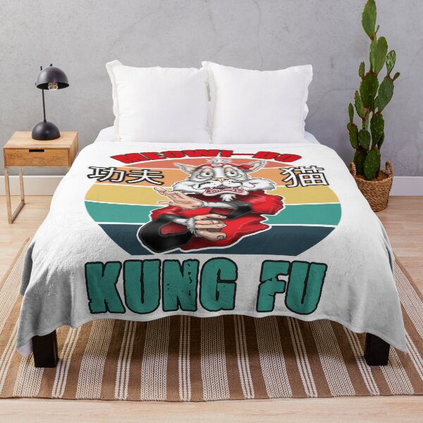 Item preview, Kungfu Cat Funny Kung fu Fighting Cat designed and sold by Status71.