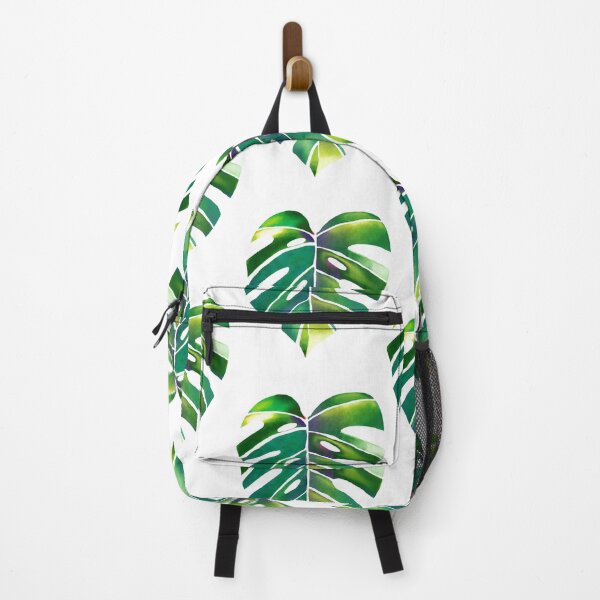 Item preview, Monstera Botanical Watercolor Painting Print Green Blue and Gold Colors designed and sold by TNArtist.