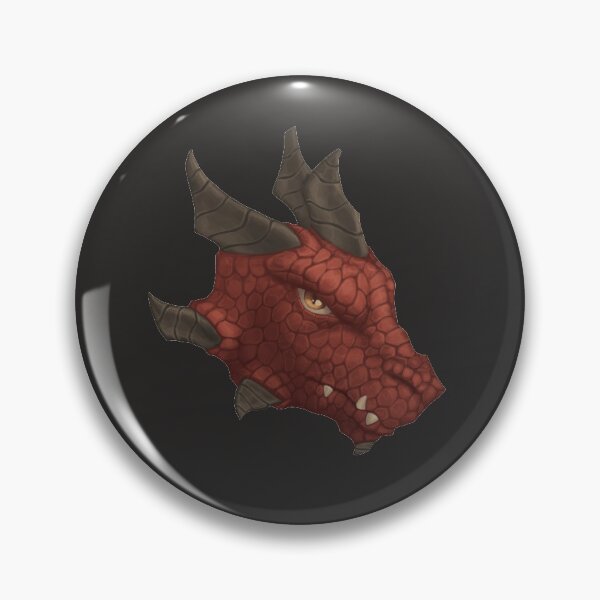 Item preview, small red dragon head designed and sold by josedrozd.