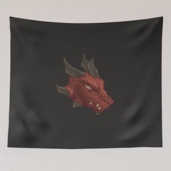 Item preview, small red dragon head designed and sold by josedrozd.