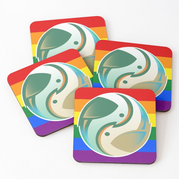 Item preview, Lovebird Speedrunning Logo (Rainbow Pride) designed and sold by Sentoki.