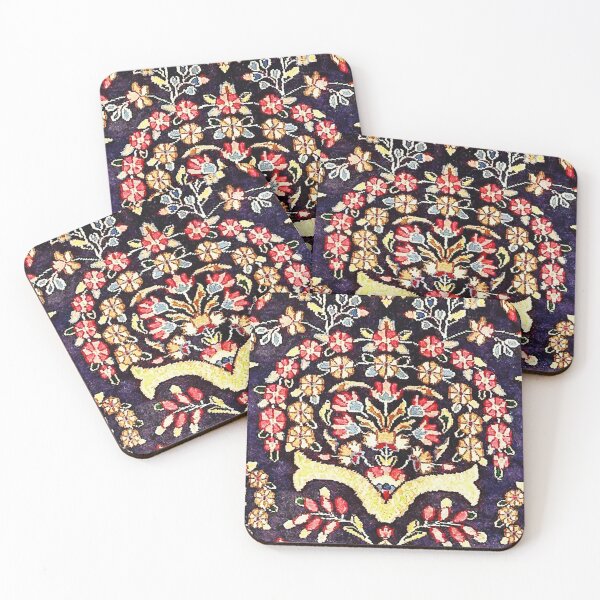 Item preview, Kerman Vintage Persian Rug Print designed and sold by Vicky Brago-Mitchell®.