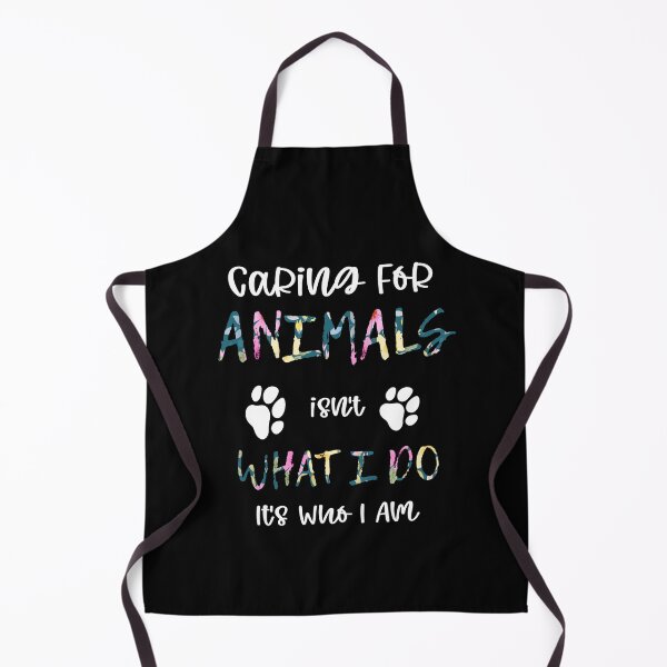 Item preview, Caring For Animals isn't What I Do It's Who I Am , funny dogs cats animal lover tee,gift for mom and dad , designed and sold by delkh07.
