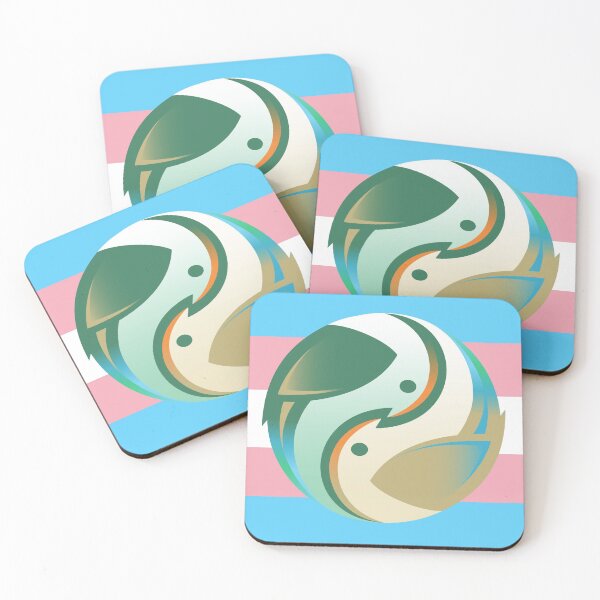 Item preview, Lovebird Speedrunning Logo (Trans Pride) designed and sold by Sentoki.