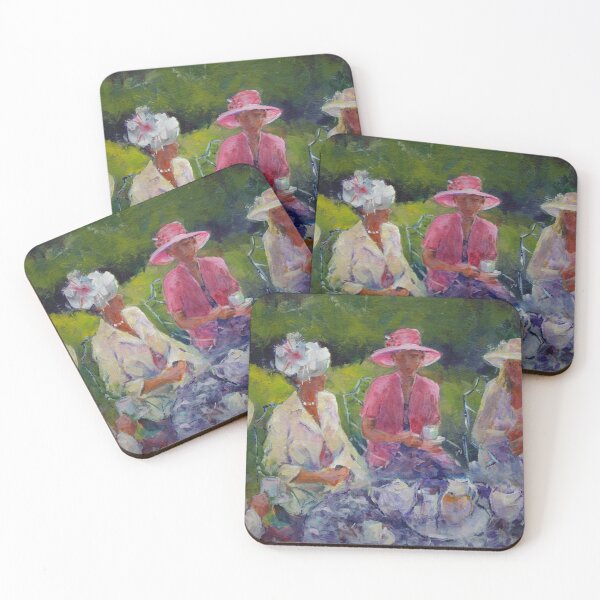 Item preview, Friends Drinking Tea designed and sold by Ballet Dance-Artist.