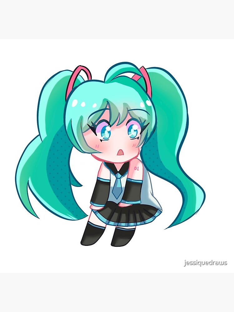 Chibi Miku Hatsune Stickers -  Norway