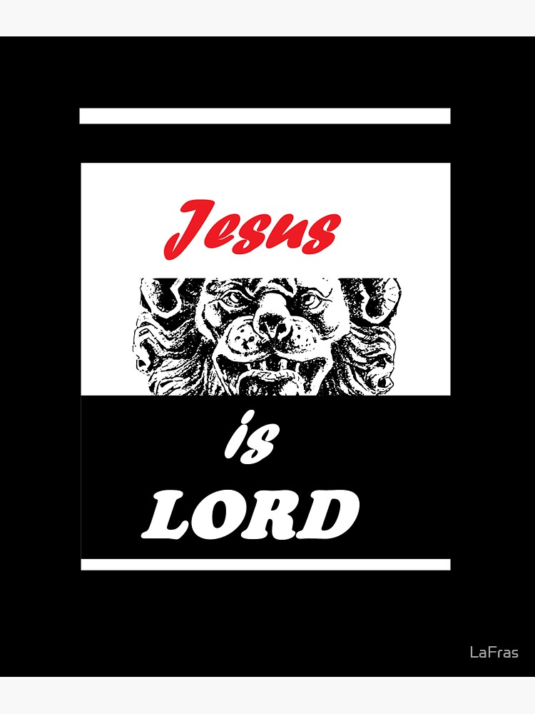 "YES, JESUS IS LORD" Sticker for Sale by LaFras Redbubble