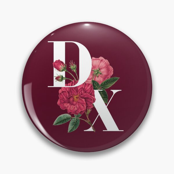 Item preview, Tipografía floral de fuente inicial del nombre D & X - D & X Diseño de letra hermoso y moderno designed and sold by ZeeZooo.