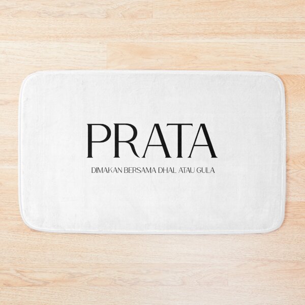 Item preview, PRATA Eaten with Dhal Curry or Sugar III | Black on White designed and sold by Desznr.