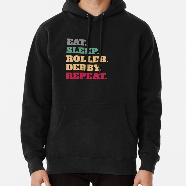Item preview, Eat Sleep Roller Derby Repeat designed and sold by Salvadax.