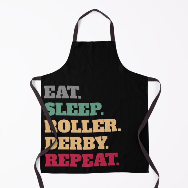 Item preview, Eat Sleep Roller Derby Repeat designed and sold by Salvadax.