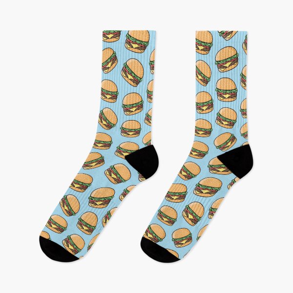 Item preview, Cheeseburgers Fast Food Blue designed and sold by DimensionC169.