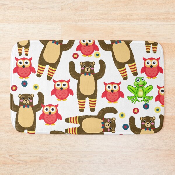 Item preview, Bear, Frogs, Owls, Oh My Patterns designed and sold by NateHarvey.