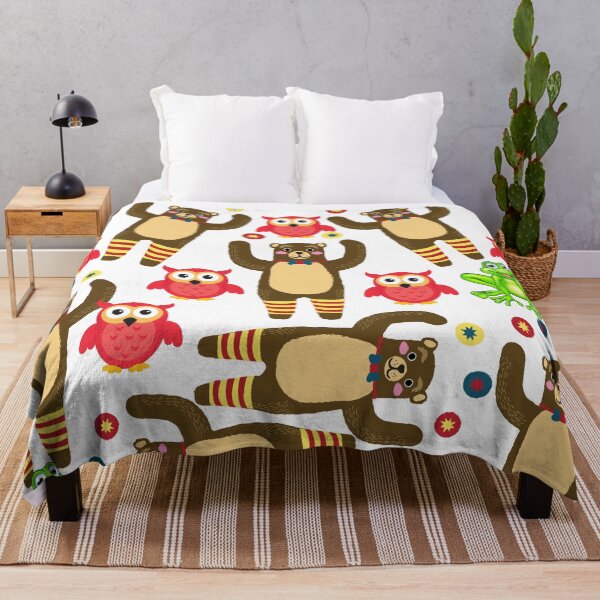 Item preview, Bear, Frogs, Owls, Oh My Patterns designed and sold by NateHarvey.
