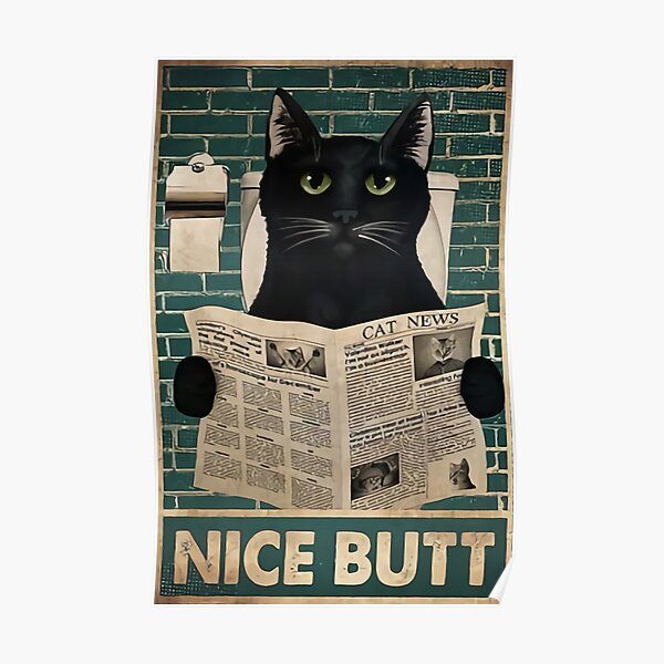 Paper Cat Magazine News Poster