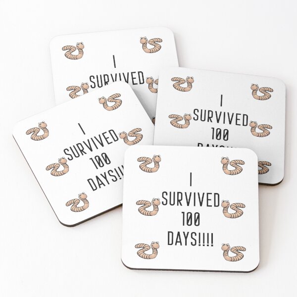 Item preview, I Survived 100 Days designed and sold by SciathDe.