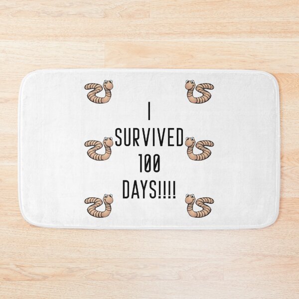 Item preview, I Survived 100 Days designed and sold by SciathDe.