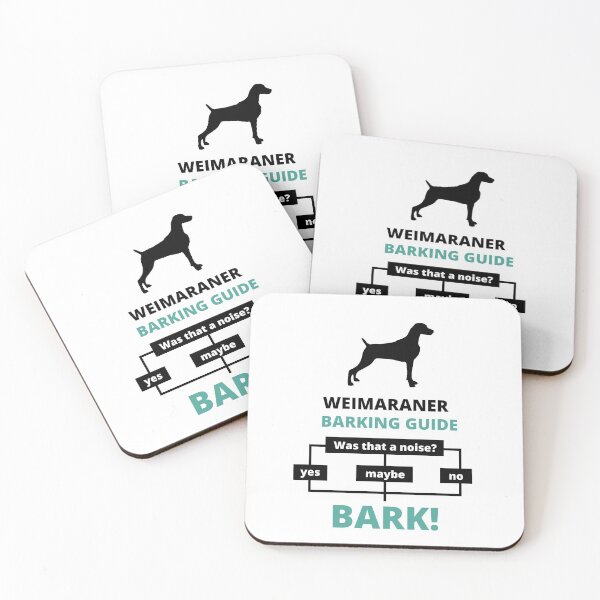 Item preview, weimaraner barking guide designed and sold by promisesarelies.