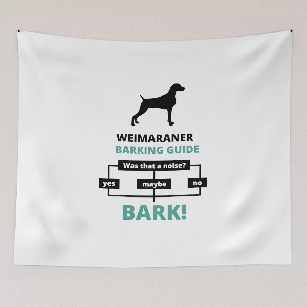Item preview, weimaraner barking guide designed and sold by promisesarelies.