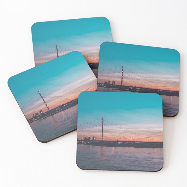 Item preview, Düsseldorf Rhine River Sunset designed and sold by HappyMarlen.