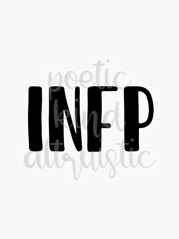 Infp Sticker For Sale By Dshannon5 Redbubble