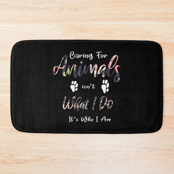 Item preview, Caring For Animals isn't What I Do It's Who I Am , funny dogs cats animal lover tee,gift for mom and dad , designed and sold by delkh07.