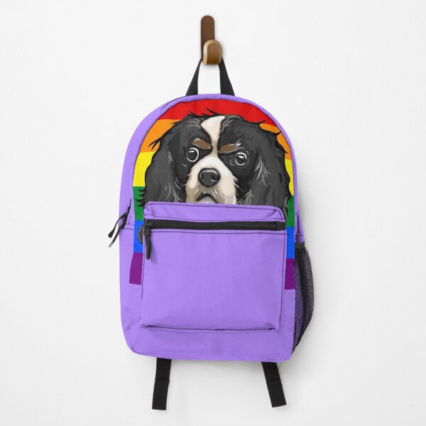 Item preview, Lexie Rainbow Pride! (King Charles's Cavalier) designed and sold by Sentoki.