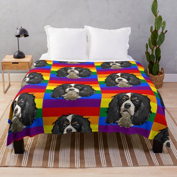Item preview, Lexie Rainbow Pride! (King Charles's Cavalier) designed and sold by Sentoki.