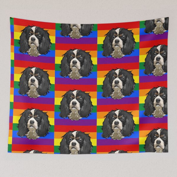Item preview, Lexie Rainbow Pride! (King Charles's Cavalier)  designed and sold by Sentoki.