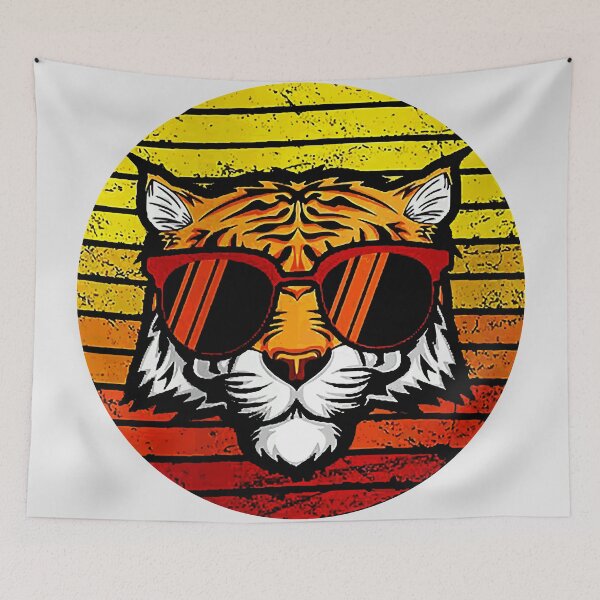 Item preview, cat vs tiger retro designed and sold by allengary.
