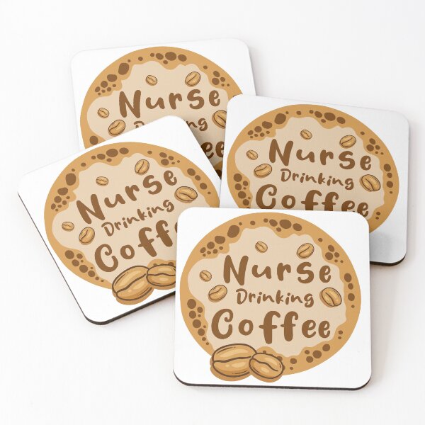 Item preview, Nurse Drinking Coffee designed and sold by Rogue Heart Collective™.