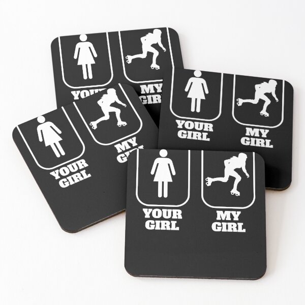 Item preview, Roller Derby Girlfriend Boyfriend designed and sold by Salvadax.
