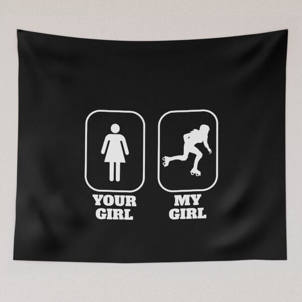 Item preview, Roller Derby Girlfriend Boyfriend designed and sold by Salvadax.