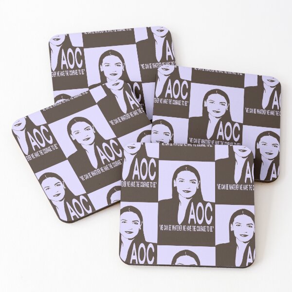 Item preview, Alexandria Ocasio-Cortez print Democratic Socialism feminist wall art designed and sold by GalleryArtField.
