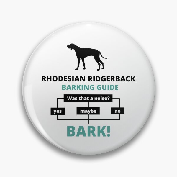 Item preview, rhodesian ridgerback barking guide designed and sold by promisesarelies.