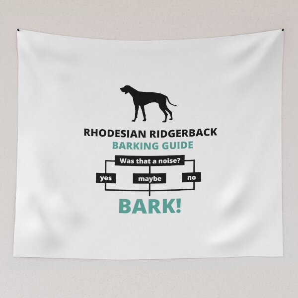 Item preview, rhodesian ridgerback barking guide designed and sold by promisesarelies.
